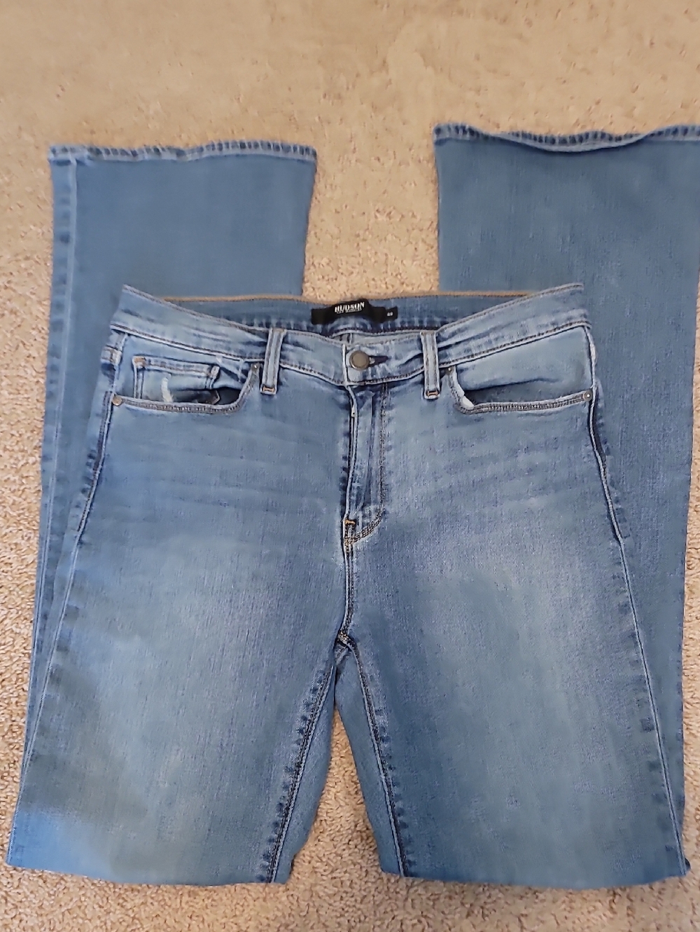 Hudson Jeans Light Wash Drew Boot Cut